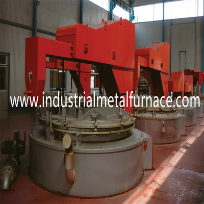 Fornalha de recozimento brilhante Pit Well Spheroidizing For Wires 30000kg/H do tratamento térmico