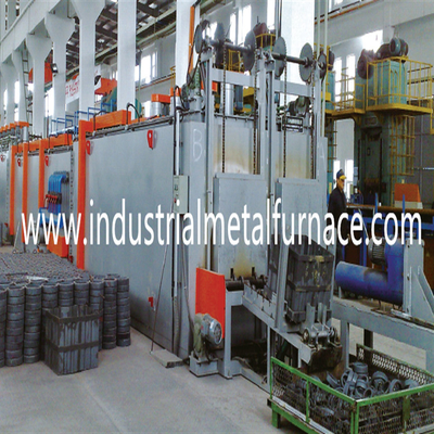 Fornalha de derretimento de alta temperatura dobro da fornalha de recozimento de Rod Isothermal Spheroidizing Heat Treatment do impulso da fileira