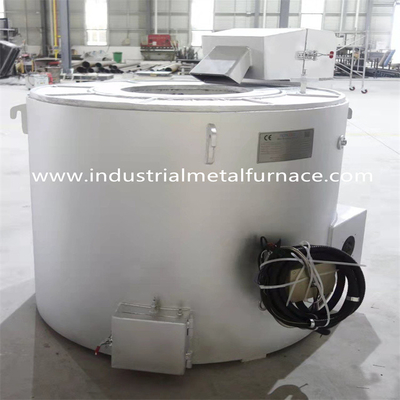 Da fornalha elétrica industrial da fusão do metal da indução de 400kg Zamak tipo fixo ateado fogo gás