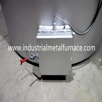 Da fornalha elétrica industrial da fusão do metal da indução de 400kg Zamak tipo fixo ateado fogo gás