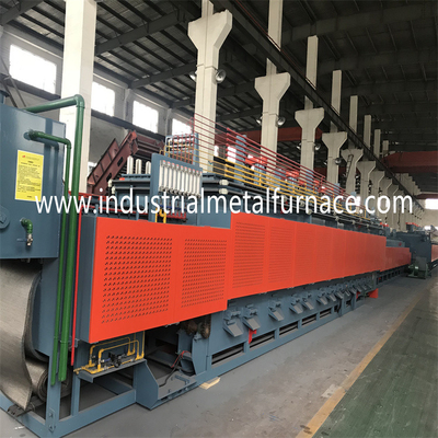 Fornalha de recozimento elétrica Isothermal de Spheroidizing Mesh Belt Furnace Push Rod
