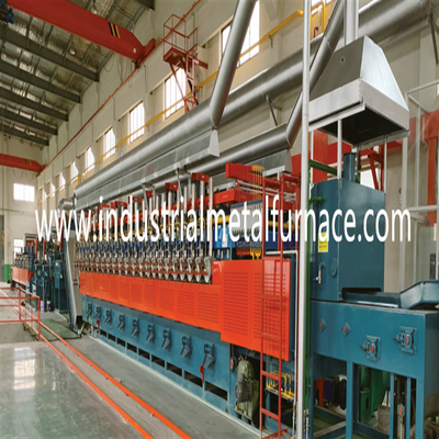 O gás do combustível ateou fogo ao transporte de correia 2500 KG/Hr de Mesh Belt Furnace High Temperature do rolo de apoio