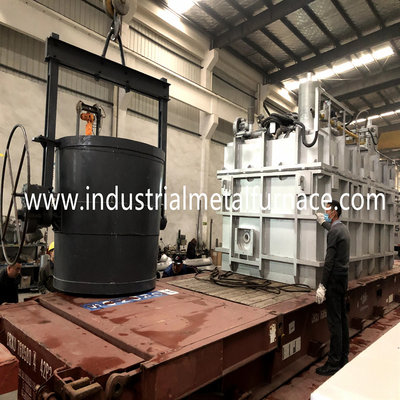 CE vertical elétrico automático guardando de alumínio do Preheater da concha da fornalha de 350kg 18KW